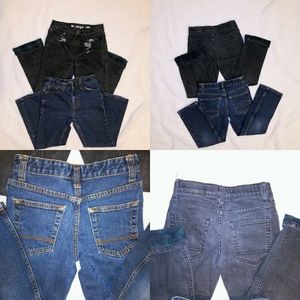 Jeans Boys Size 6 Cat&Jack Lot flannel adjustable